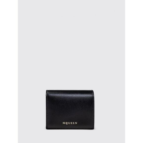 Mcqueen Wallet Woman Black
